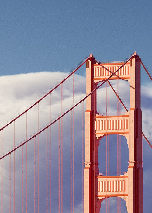 Background Splash Column Image Golden Gate Bridge Render